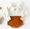 Spring Baby Clothes Girls Romper Autumn Long Sleeve Baby Girl Knit Hollow Out Rompers Baby Jumpsuit Baby Clothes