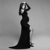 Sexy Shoulderless Maternity Dresses for Photoshoot Maxi Gown Baby Shower Women Pregnant Photography Clothes Long Pregnancy Dress