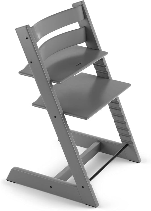 Tripp Trapp Chair from , Storm Grey - Adjustable, Convertible Chair for Toddlers, Children & Adults - Convenient, Comfortable & Ergonomic - Classic Design
