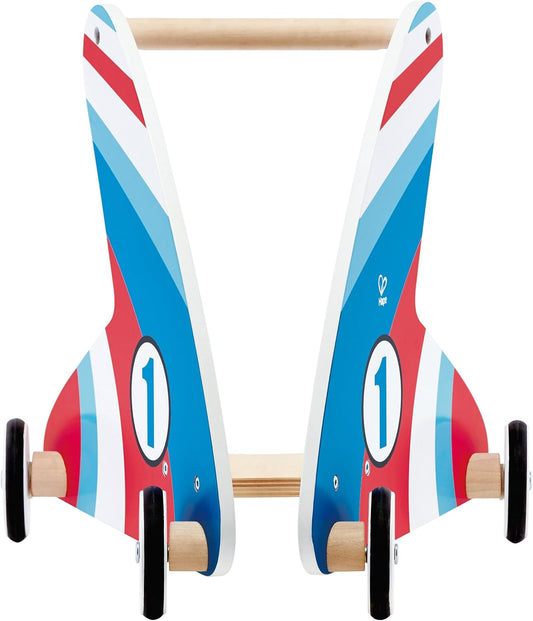 Racing Stripes Wooden Push and Pull Walker