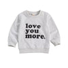 Toddler Kids Girls Boys Sweatshirts, Long Sleeve round Neck Letter Printed Casual Pullover Tops 6M-4Y Spring Autumn