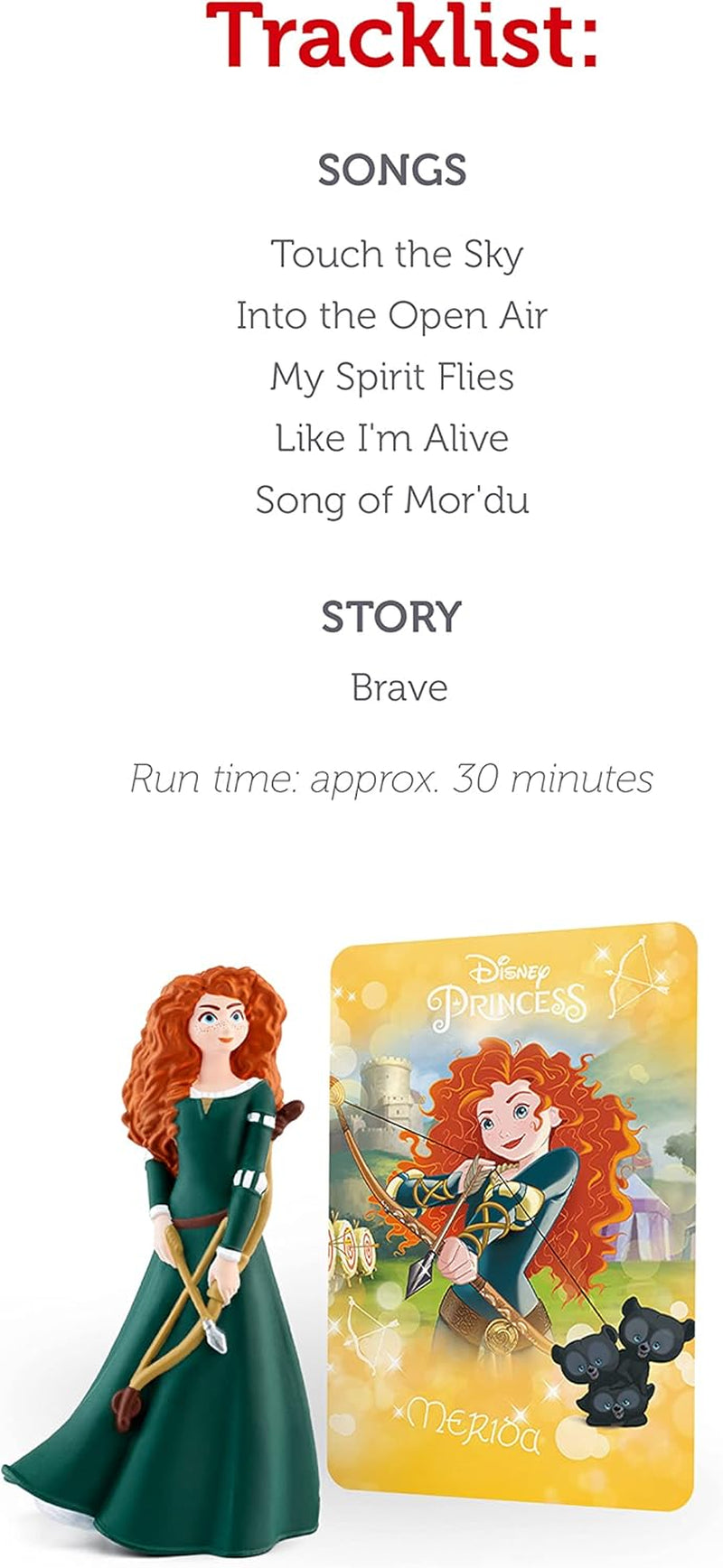 Merida Audio Toy Figurine from Disney and Pixar'S Brave