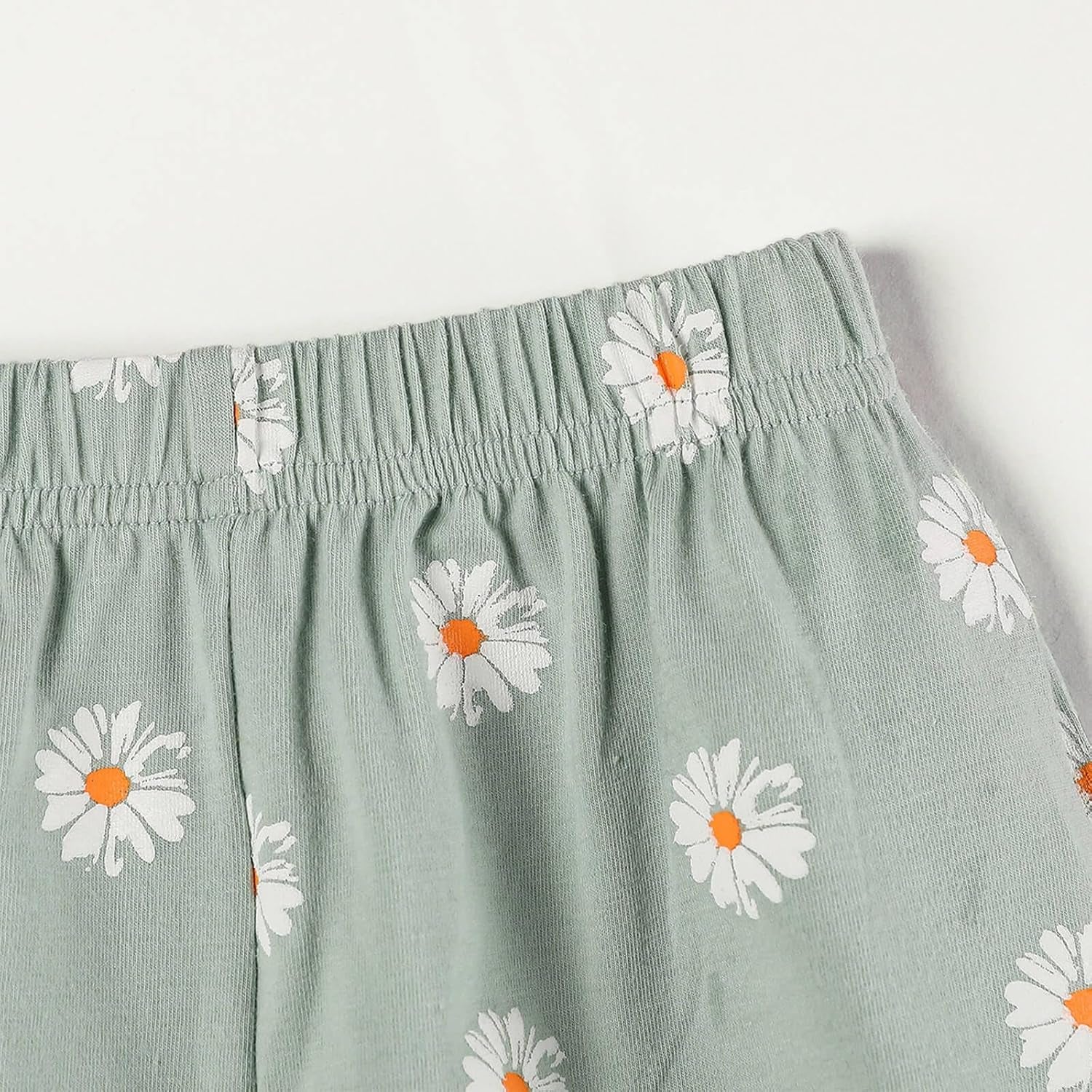 Toddler Baby Girls Summer Clothes Infant Shorts Sets Short Sleeve Outfits 6 Months-5 Years