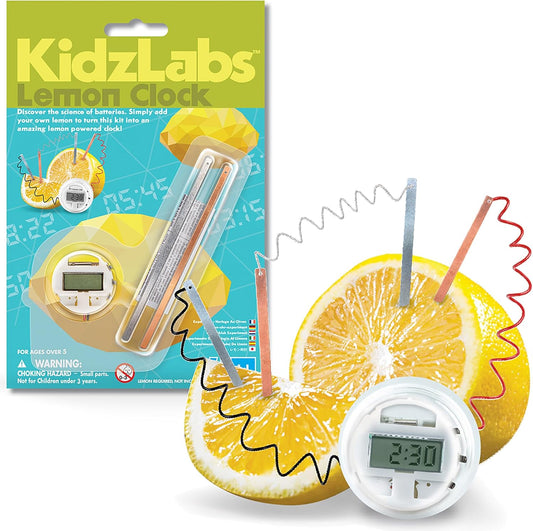 Great Gizmos  Kidz Labs Lemon Clock
