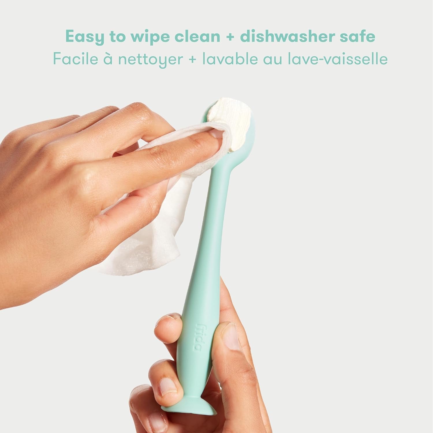 Diaper Cream Spatula, 100% Silicone Butt Spatula for Baby, Diaper Cream Applicator for Easy + Clean Use of Butt Paste & Diaper Rash Cream, BPA- Free, Teal