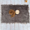 Newborn Photography Props Soft Baby Faux Fur Long Pile Blanket Background Kid Layer Cute Infant Photo Shoot Accessories