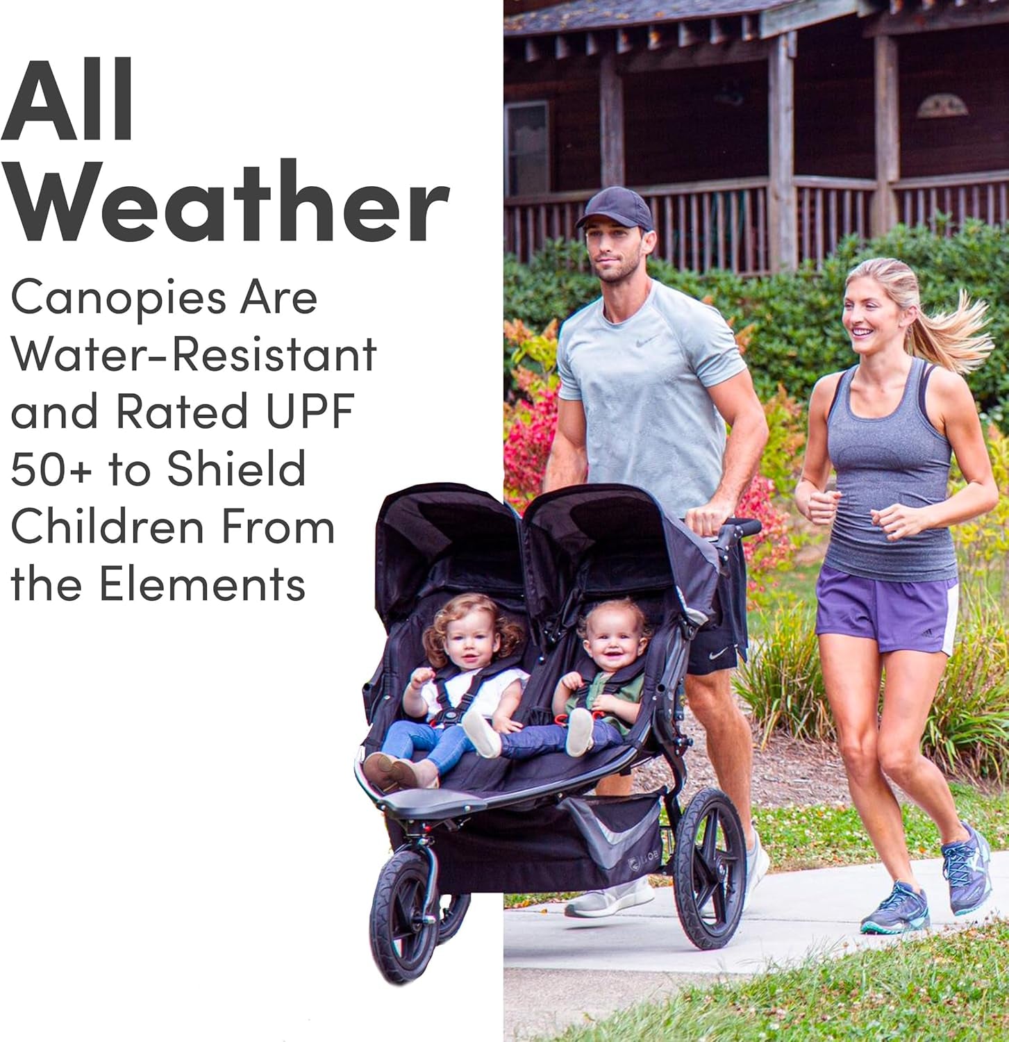 Revolution Flex 3.0 Duallie Jogging Stroller, Graphite Black