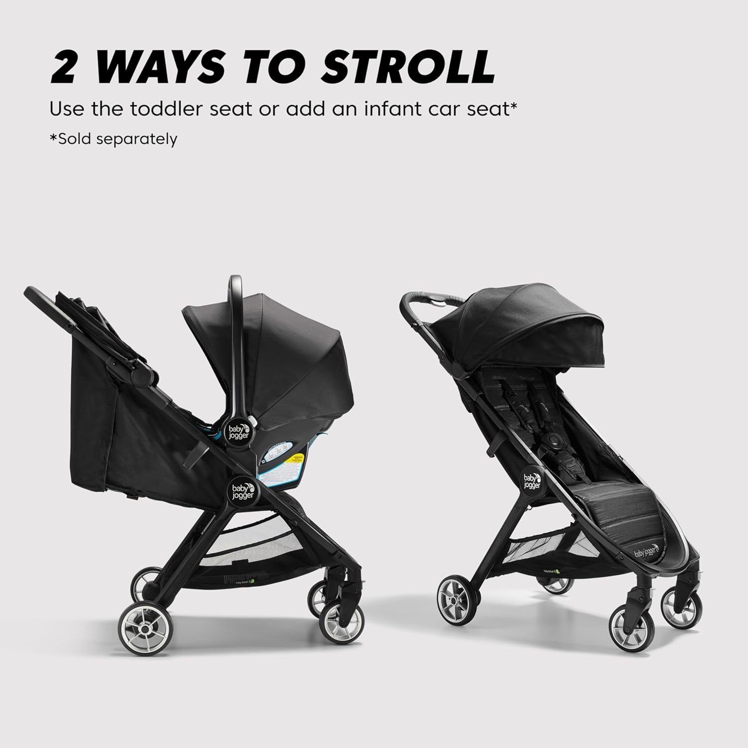 City Tour 2 Single Stroller, Jet