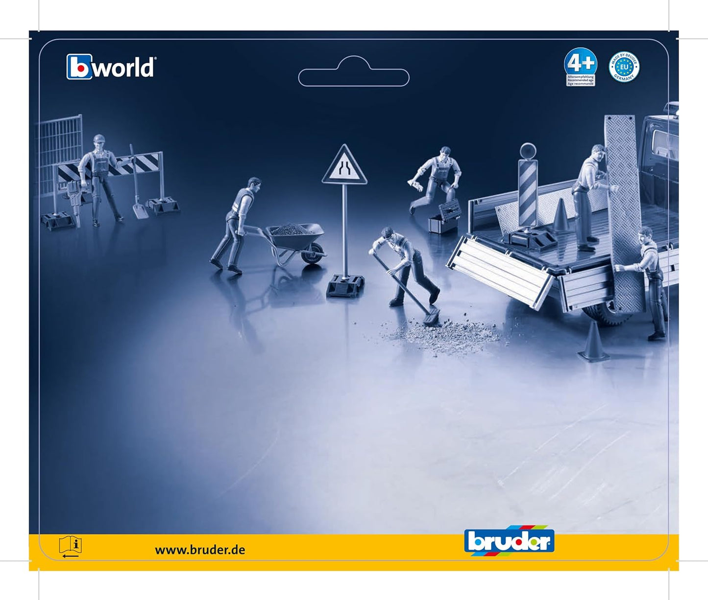 Figure-Set Municipal Worker Vehicles-Toys