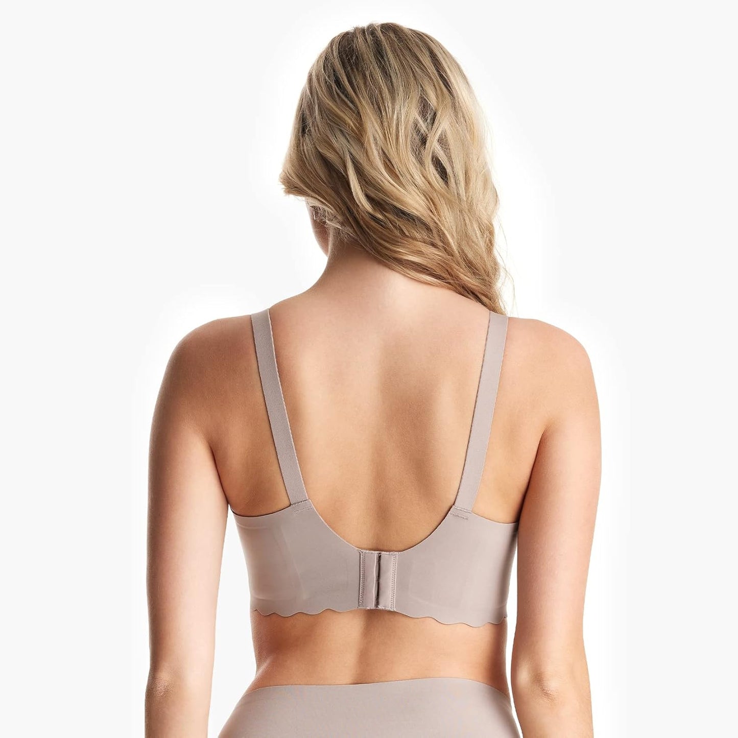 Nursing Bras for Breastfeeding, Jelly Strip Support Comfort Maternity Bra, Seamless Soft Wirefree Pregnancy Bra