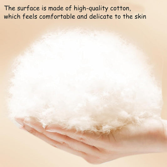 Multifunctional Nest Lounger Pillow with Removable Cotton Cover - Ultra-Soft Support for Home, Office & Travel (White)