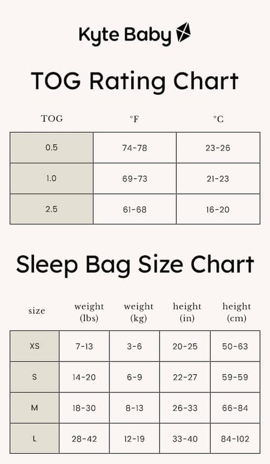 Unisex Rayon Made from Bamboo Sleep Bag for Babies and Toddlers, 0.5 Tog