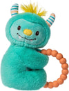 - Sweet Soothie Baby Teether Rattle - Soft & Textured Teething Toy - Soothing & Entertaining for Infants - Mookie Monster