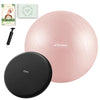 Trideer Pregnancy Ball Birthing Ball, 1.7Mm Extra Thick Yoga Ball for Maternity, Labor Birth, Exercise, Physio, Recovery Guide & Baby Memory Book Included, 440LB Anti-Burst & Non-Slip Stability Ball