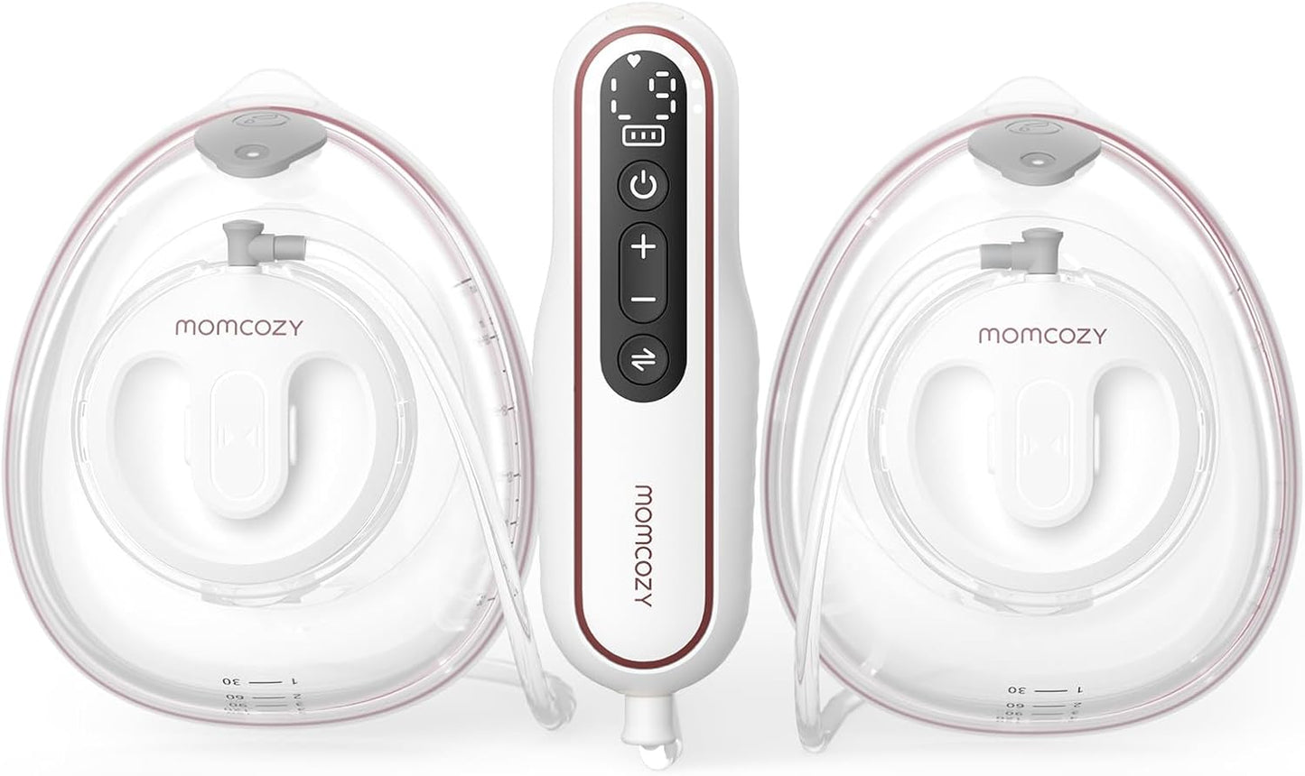 Ultra-Light & Hands Free Breast Pump V2, Potent Wearable Pump with 27 Pumping Combinations, Low Noise Painless Portable Double Electric Pump, 17/19/21/24/27Mm Flange/Insert Included