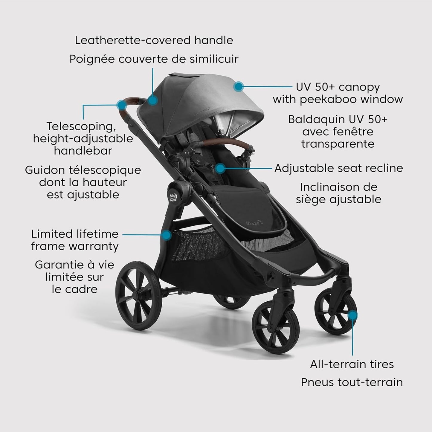 City Select 2 Stroller, Eco Collection, Harbour Grey