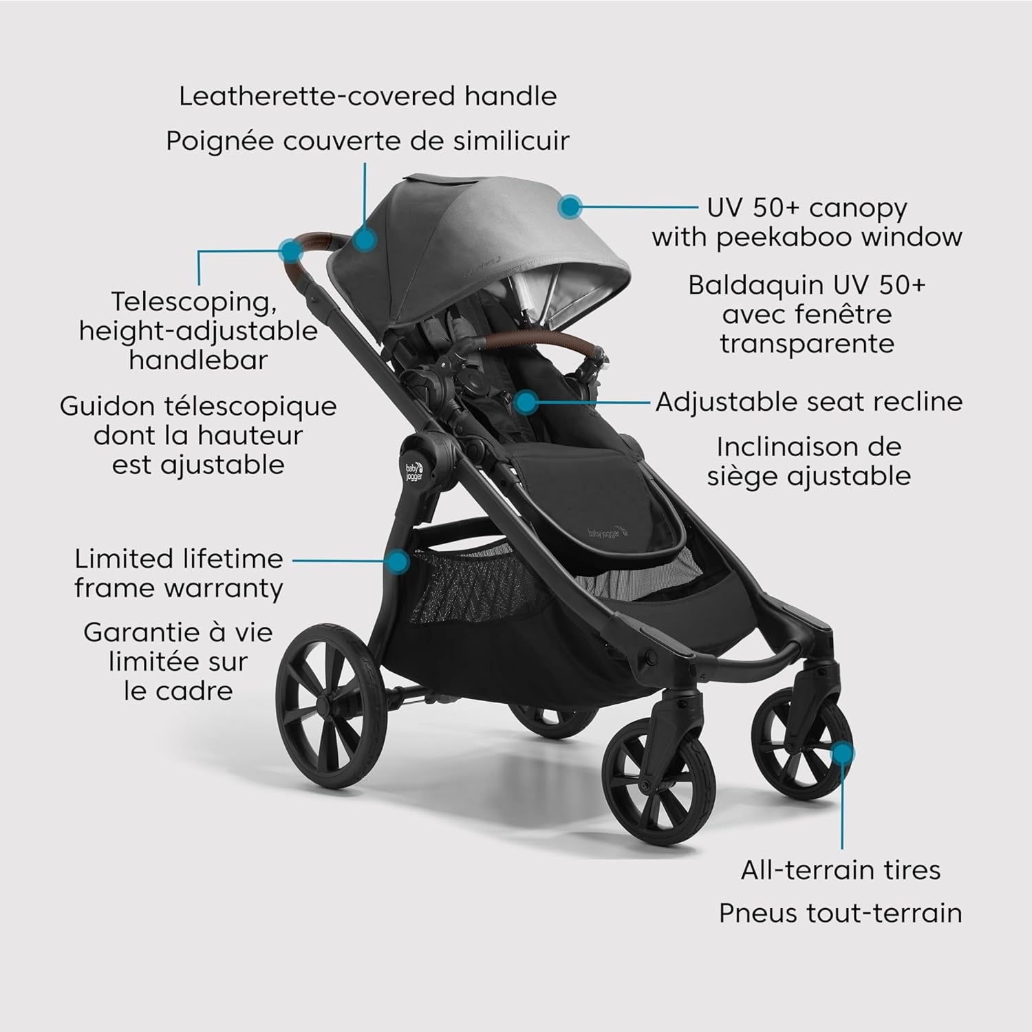 City Select 2 Stroller, Eco Collection, Harbour Grey