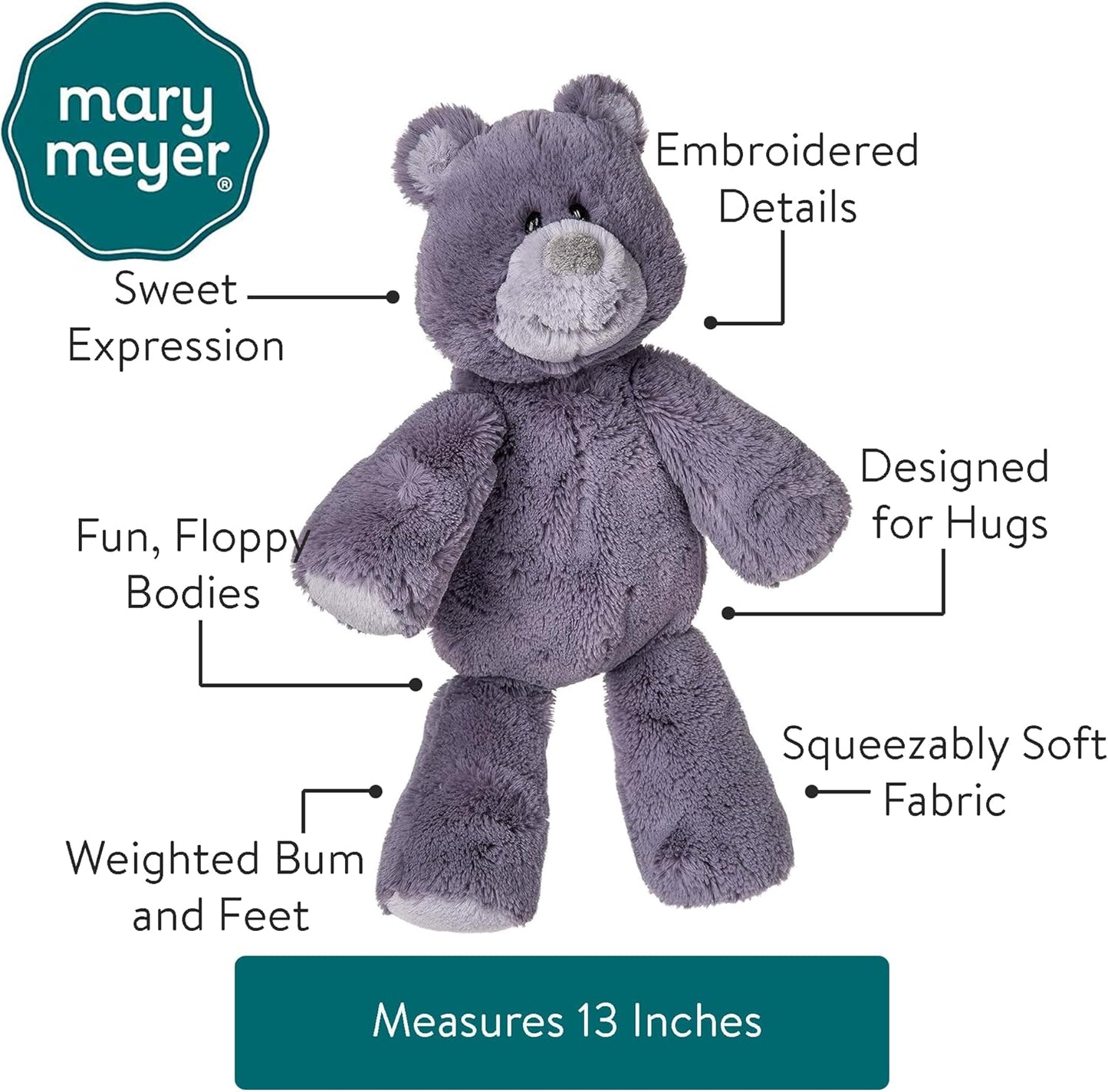 - Marshmallow Zoo Plush Animal Toy - Berry Bear 13"