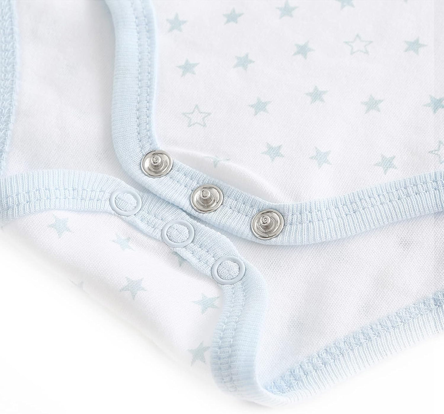 Unisex Newborn Bodysuits Infant Baby Clothes Short Sleeve One-Piece Cotton Bodysuit 5 Pack for Baby Boys and Girls