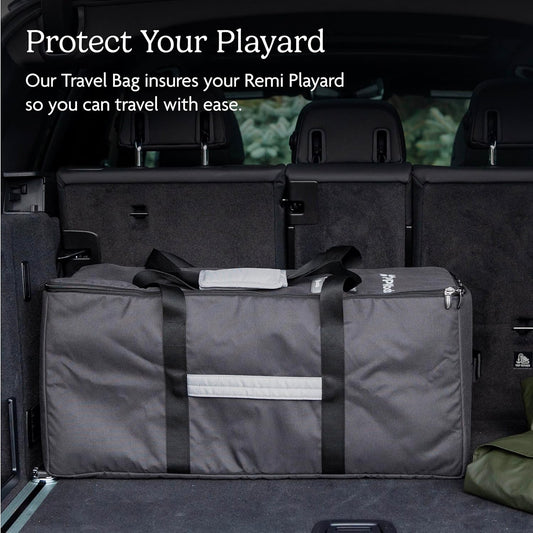 Travel Bag for Remi Playard - Fits Playard, Mattress, Bassinet and Sheet - Easy-Carry Handles + Durable Design with Travelsafe Protection