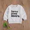 Toddler Kids Girls Boys Sweatshirts, Long Sleeve round Neck Letter Printed Casual Pullover Tops 6M-4Y Spring Autumn